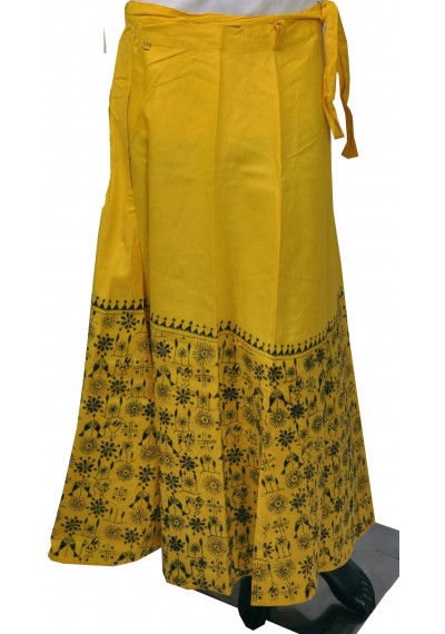 Yellow Wraparound Skirt